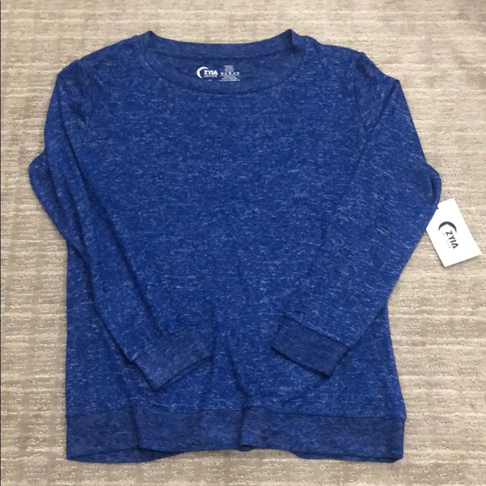 Zyia Blue Boyfriend sweater size Xs